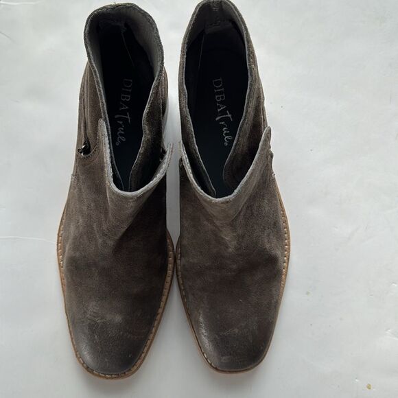 Diba True Women’s Casp Ian Pull On Dark Gray Ankle Boot Size 7.5 Boho Bootie - Picture 3 of 13